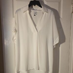 CAbi Women's White Blouse